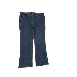 Denim&Co Bootcut‎ Women's size 14P Dark Wash Blue Denim jeans